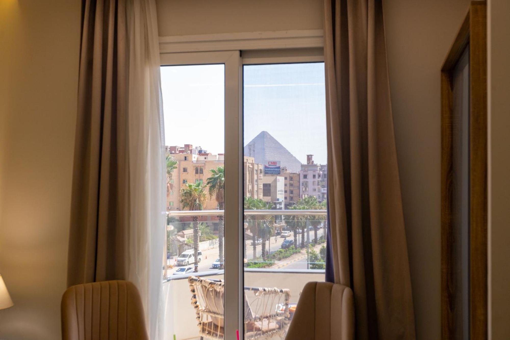 Khattab Pyramids View Hotel Kafret el-Gabal Exteriér fotografie
