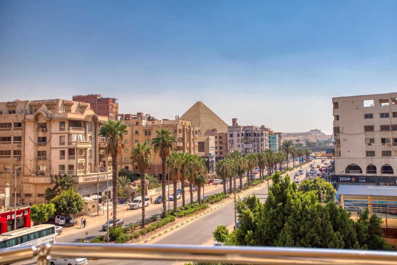 Khattab Pyramids View Hotel Kafret el-Gabal Exteriér fotografie